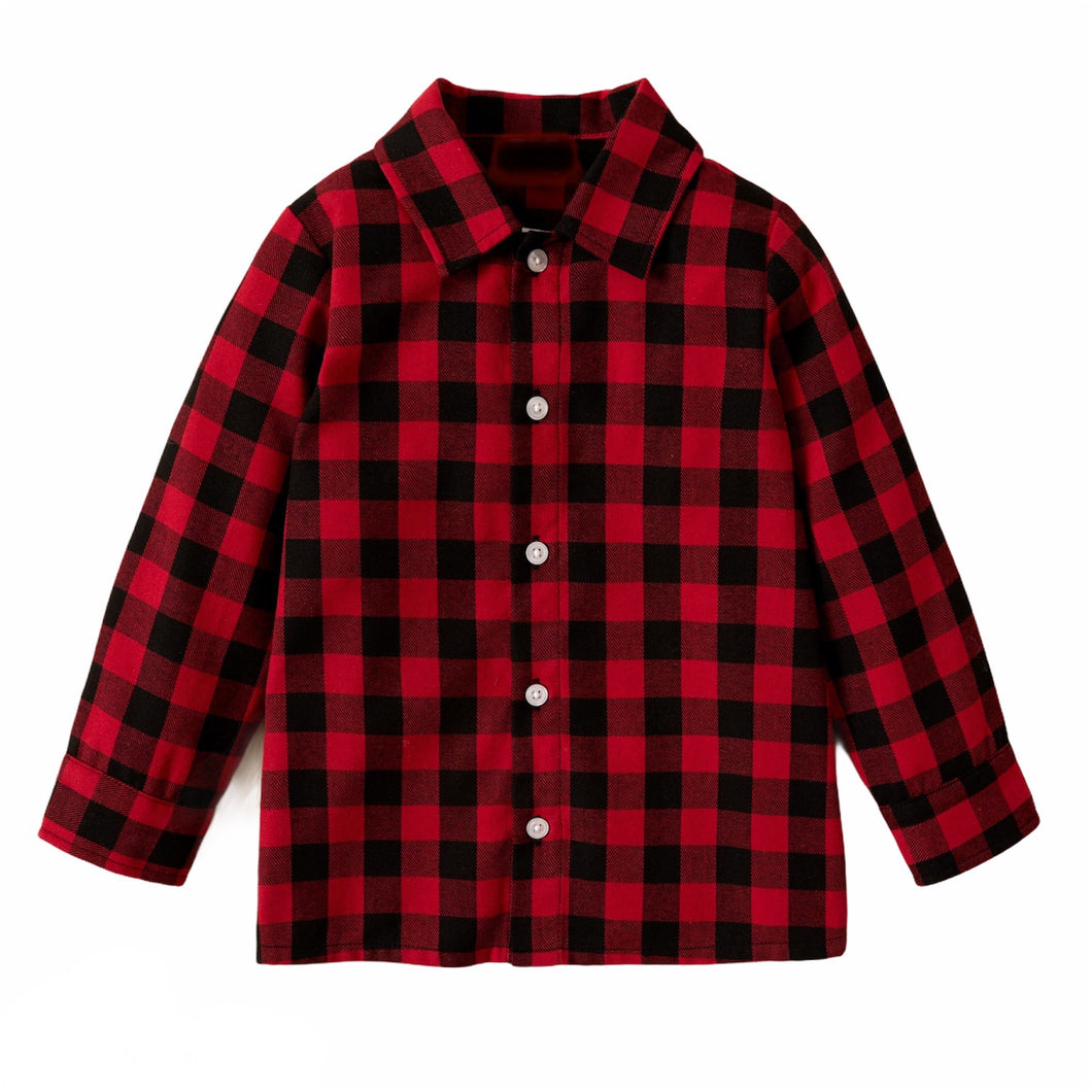 Mikey Red Plaid Shirt