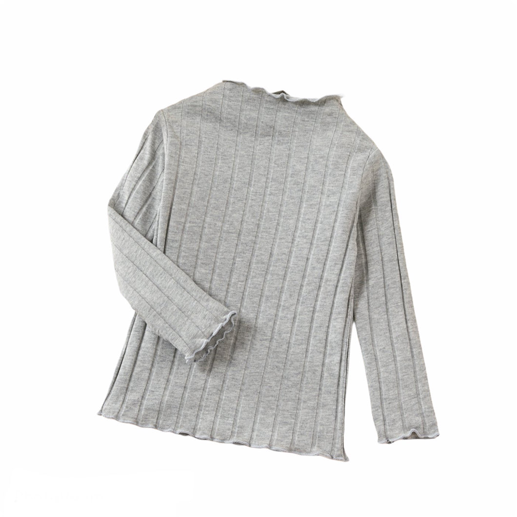 Rachel Long Sleeve Top in Grey