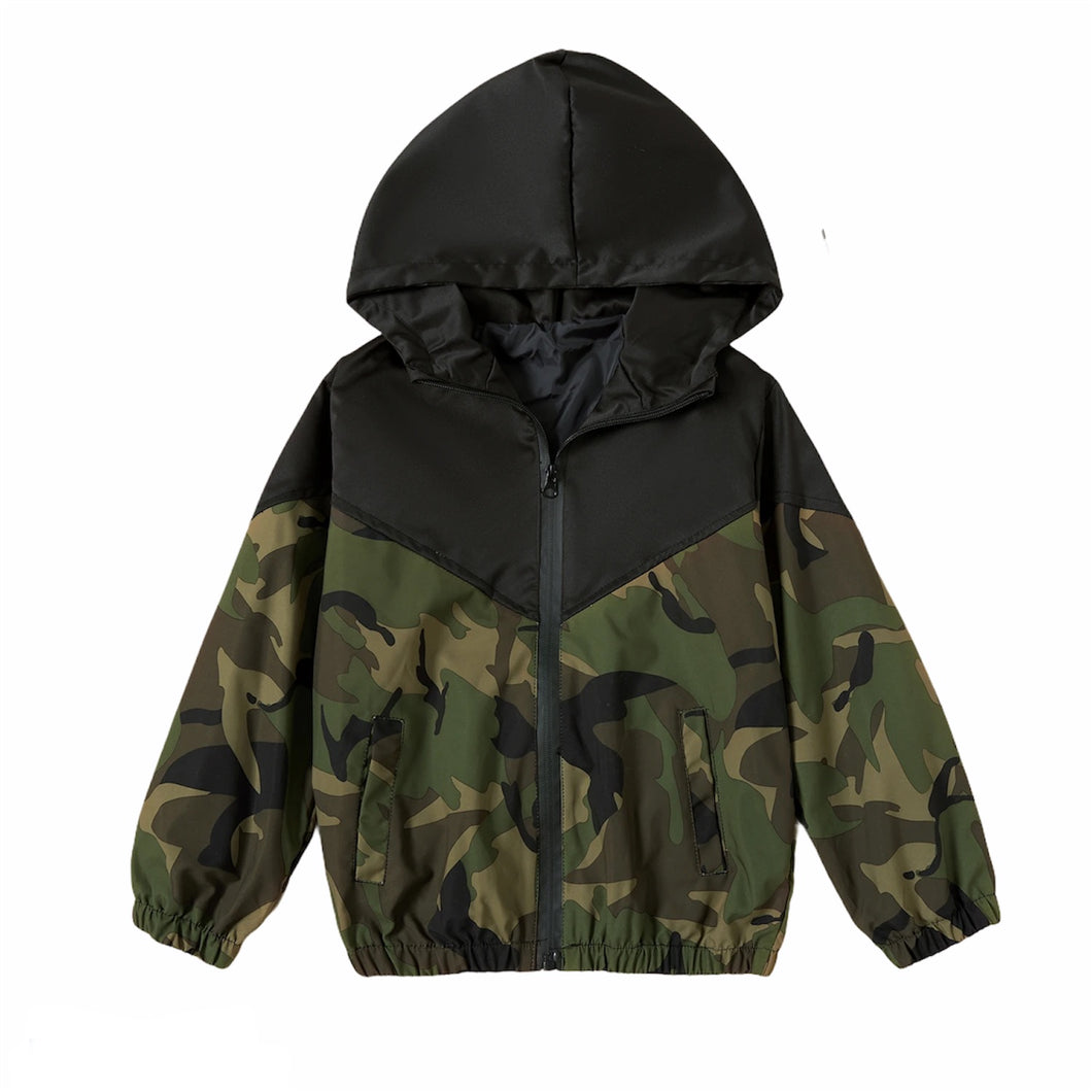 Camo Windbreaker