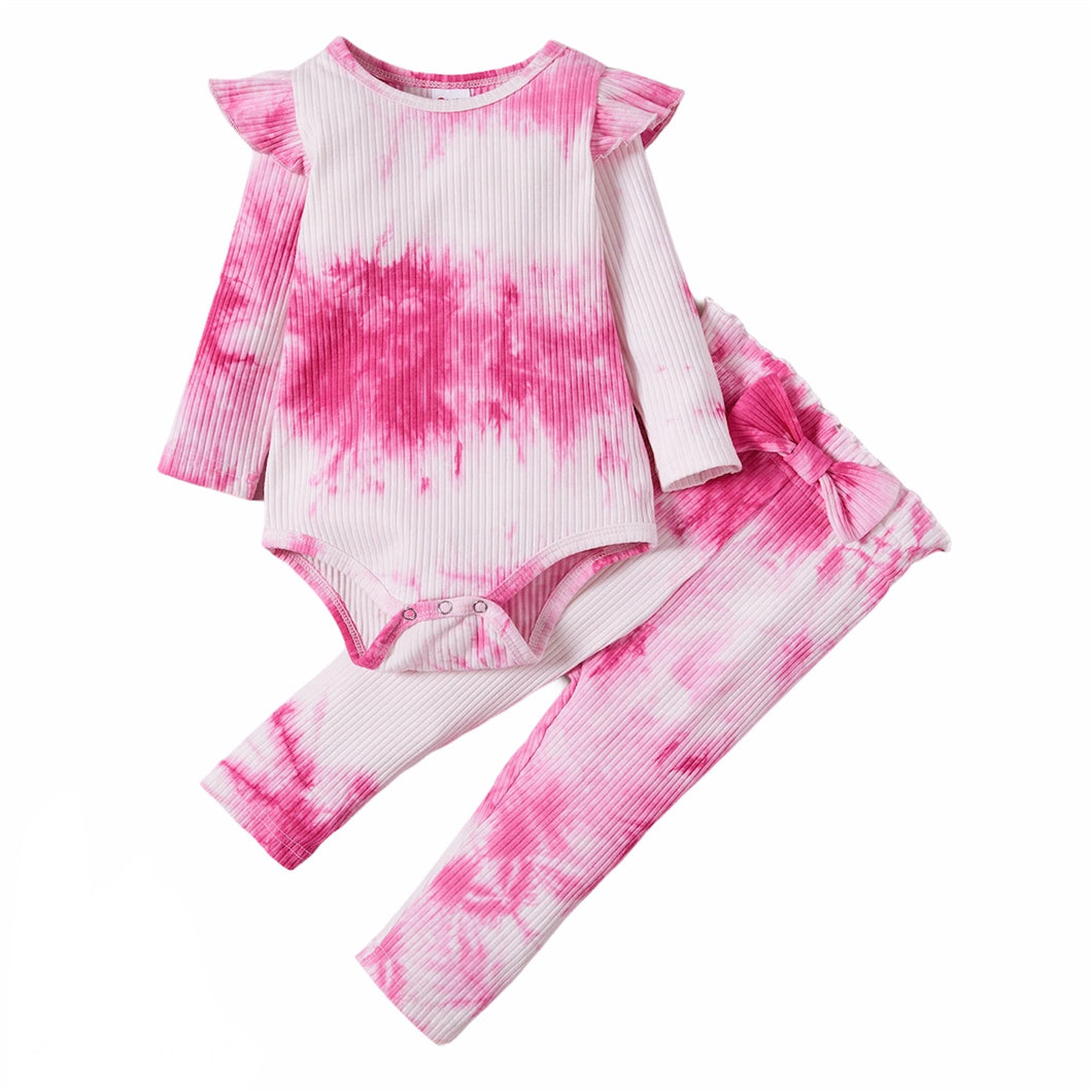 Mellie Pink Tie-Dye Set