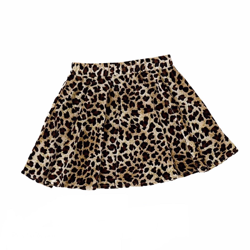 Alicia Leopard Skirt