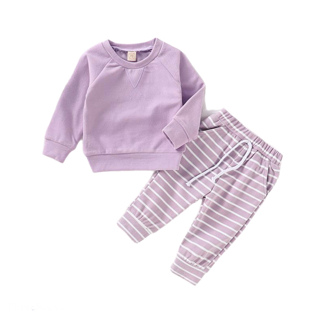 Pastel Striped Tracksuit Collection