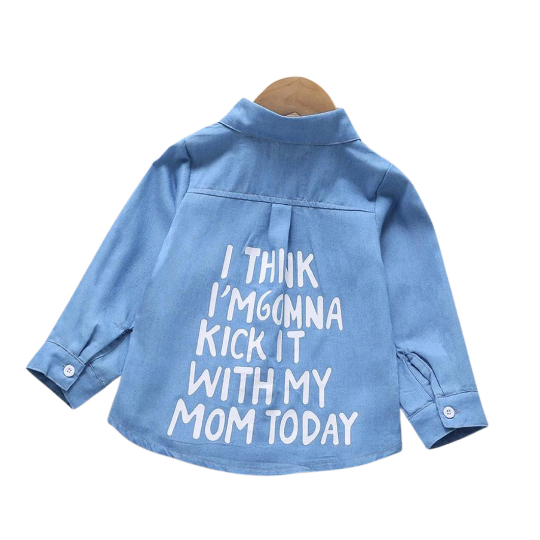 Kick it with my Mom Jean Shirt